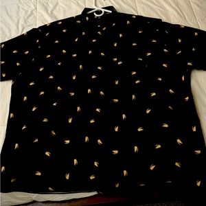 Button up short sleeve shirt 4xl